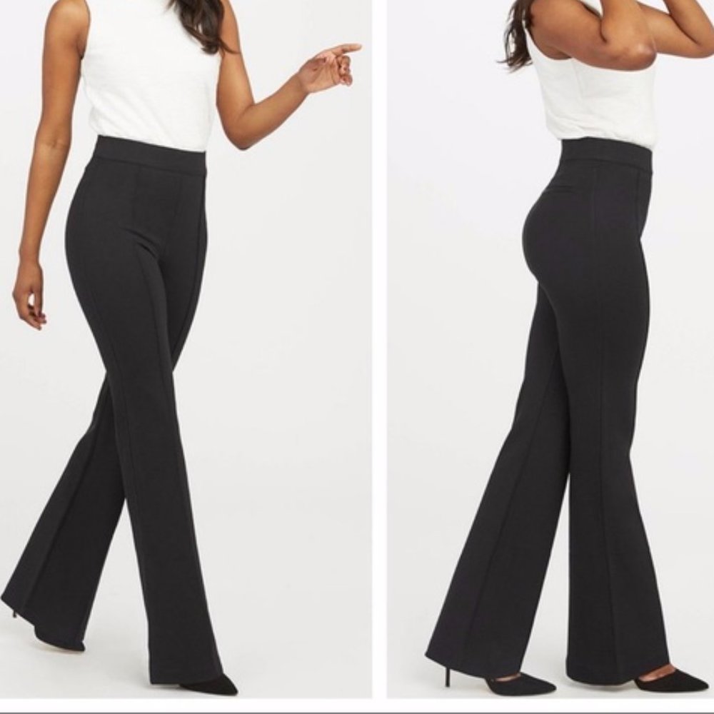 SPANX Black Flared Leggings